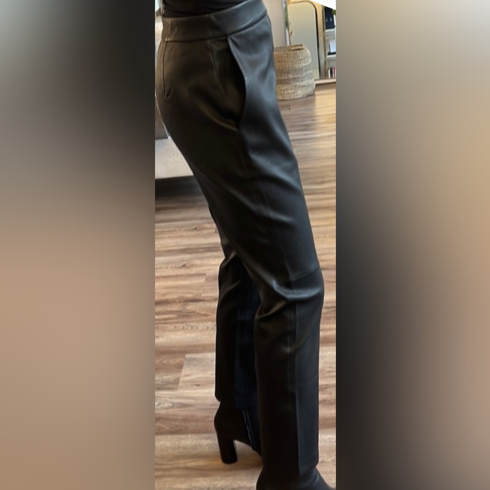 Theory Leather Pull On Pants  size 2